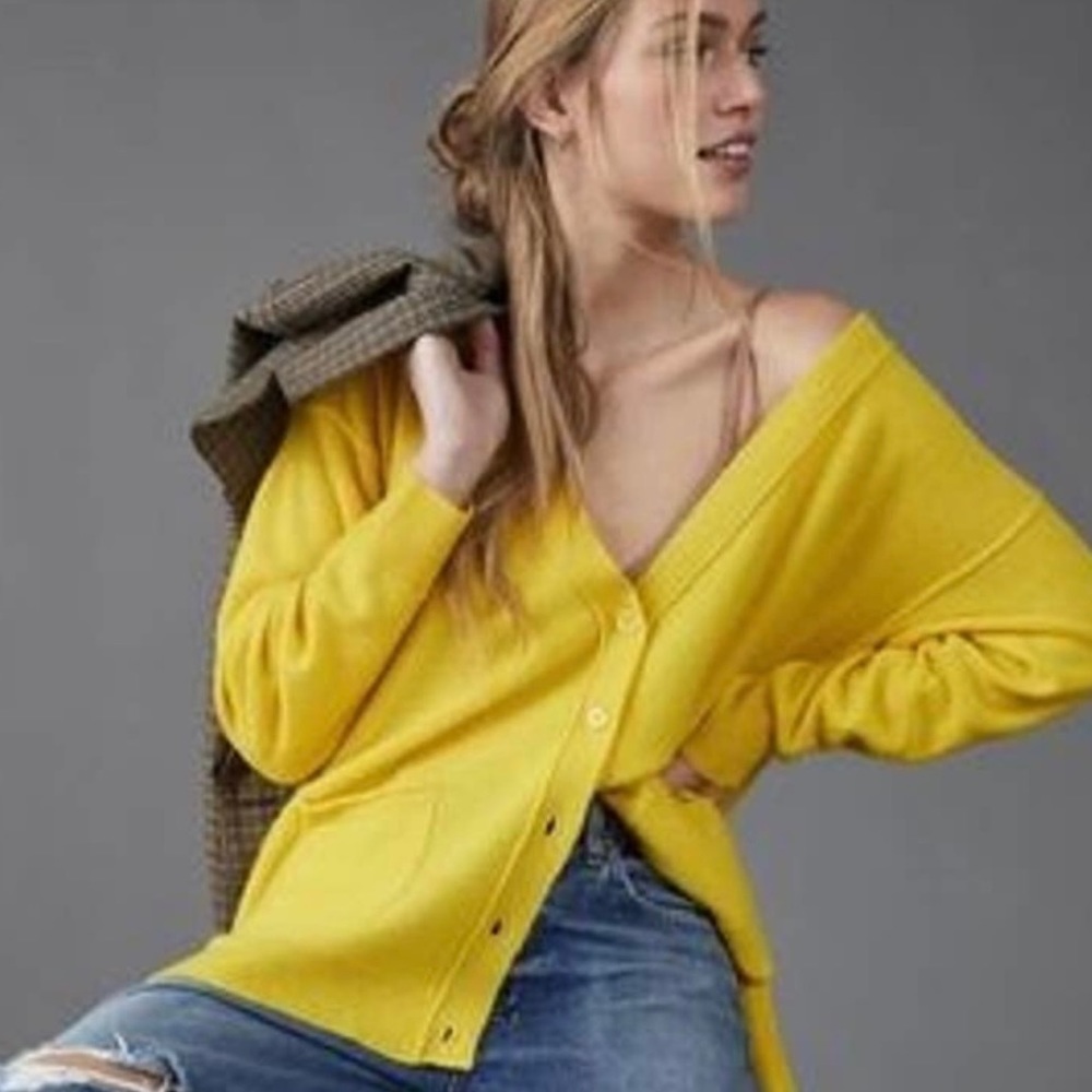 Anthro/Pilcro Cashmere Cardigan